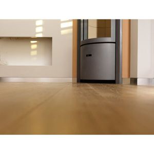 Плинтус алюминиевый белый Proskirting flat PKFLA 60-01 2м.