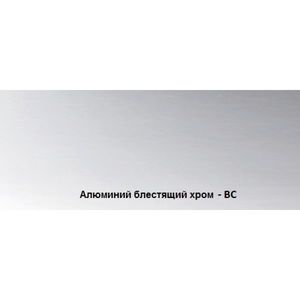 Плинтус с подсветкой, алюминиевый, полированный хром, PKGLEDBC 100 - PROSKIRTING GILED, Progress profiles 2м.