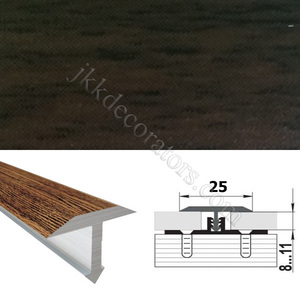 Т-образный порожек алюминий ламинированный для пола SMR 2,7м х 25мм Орех 31