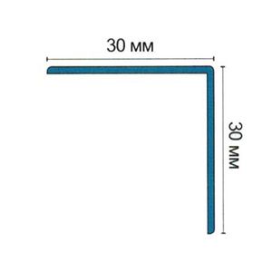 Уголок - порожек Новосел 30х30 дуб деревенский